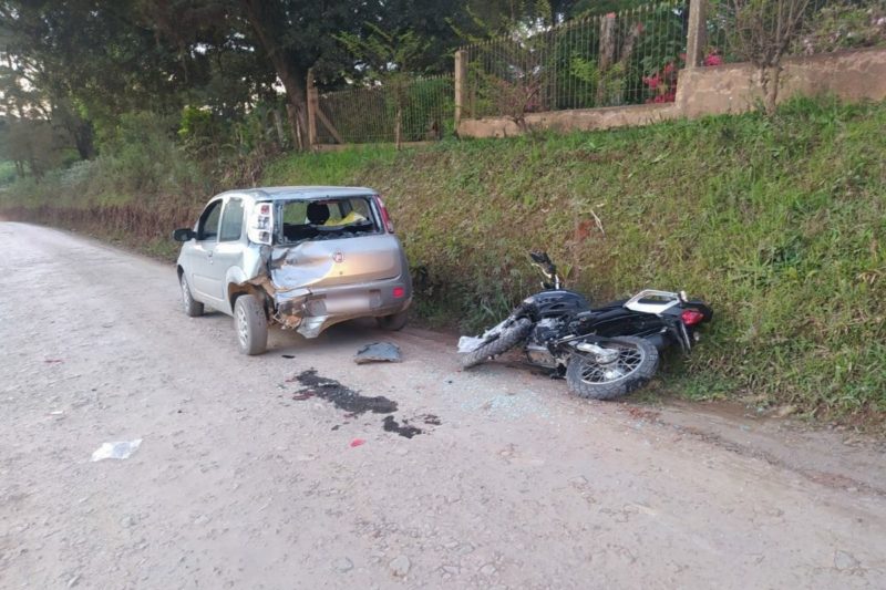 Homem não resistiu após bater na traseira do carro – Foto: 9BBM/Divulgação