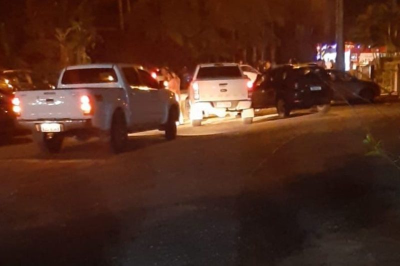 Acidente aconteceu na SC-108, em Guaramirim – Foto: PMRv