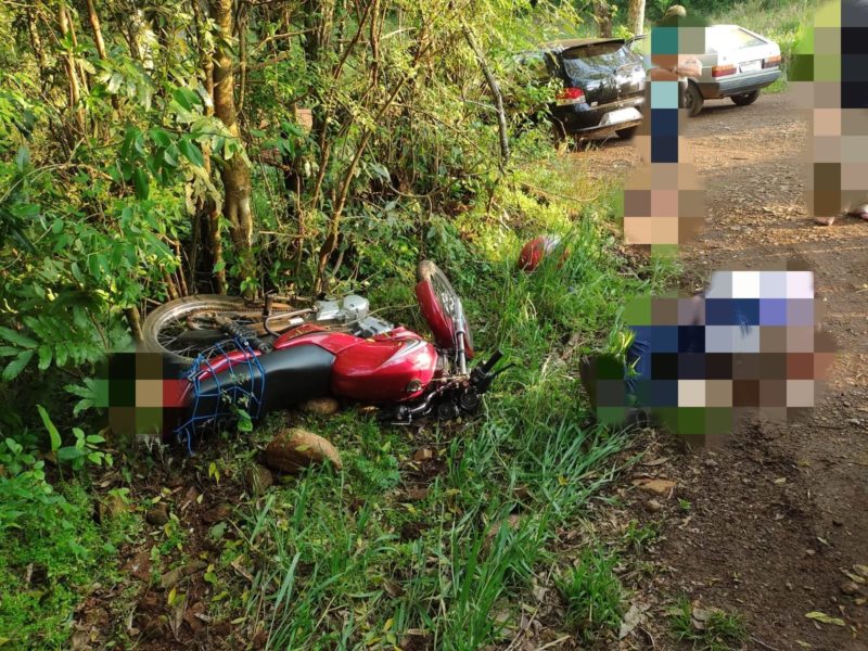 Acidente de trânsito foi registrado na tarde deste sábado (18) – Foto: Corpo de Bombeiros/ND