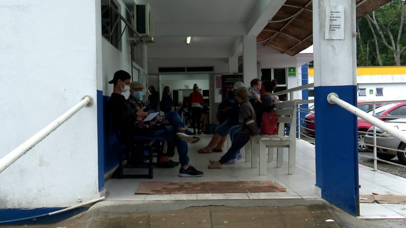 O AG da Itoupava recebeu duas enfermeiras que atuavam no ambulat&oacute;rio da Vila Germ&acirc;nica, mas a movimenta&ccedil;&atilde;o tamb&eacute;m &eacute; intensa no local – Foto: Alexandre de Oliveira/NDTV