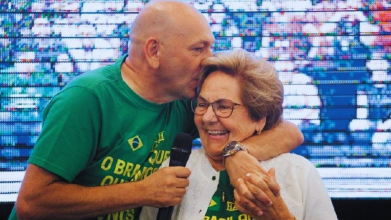 Luciano Hang e a mãe, Regina &#8211; Foto: Divulgação/ND