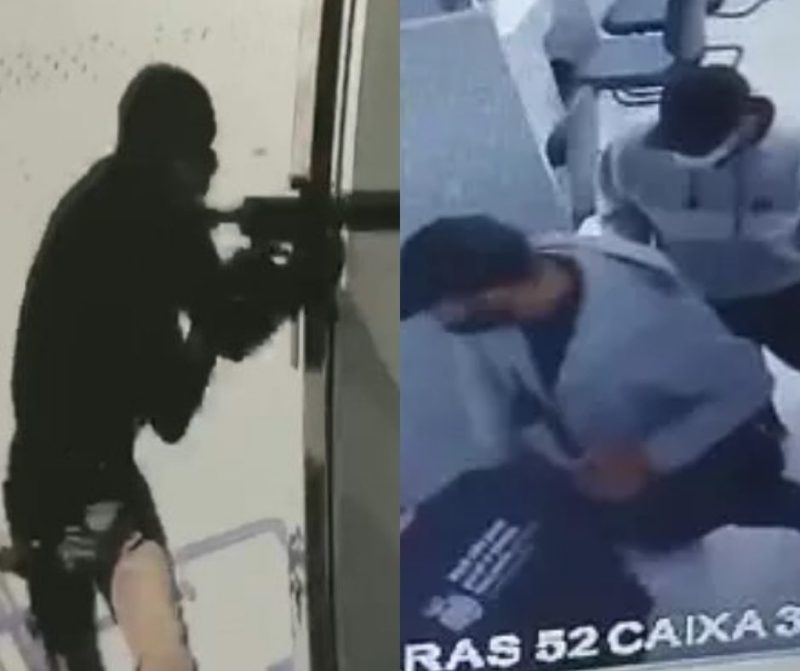 Pol&iacute;cia n&atilde;o v&ecirc; liga&ccedil;&atilde;o entre assaltos a ag&ecirc;ncias banc&aacute;rias de Porto Belo e Pi&ccedil;arras – Foto: Reprodu&ccedil;&atilde;o/ND