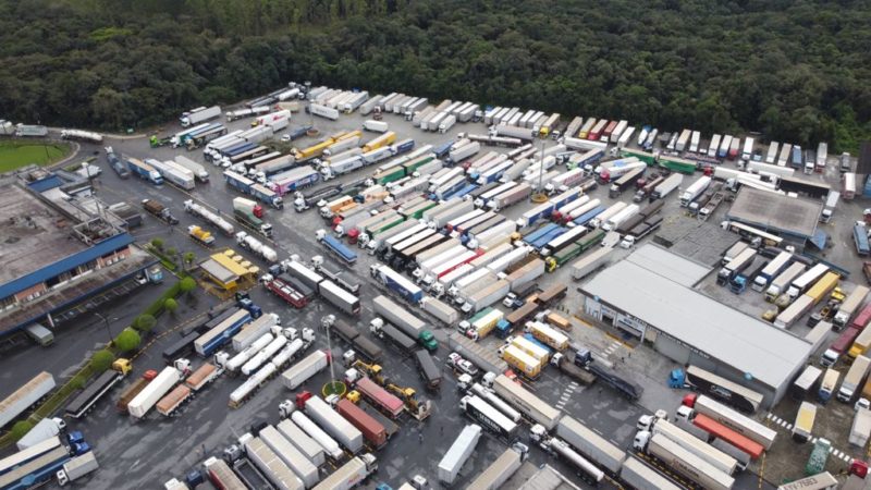 Truck drivers went on strike last September
