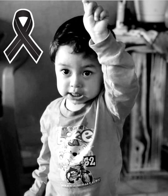 Brayan de apenas 2 anos morreu após ser picado no pescoço por um bicho peçonhento &#8211; Foto: Reprodução/Internet/ND