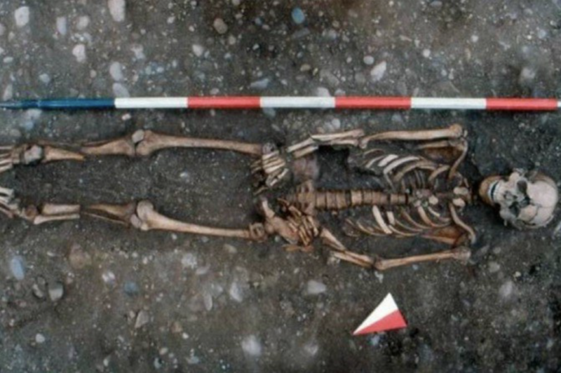 Arqueólogos encontraram ossada de jovem torturado na Roda de Santa Catarina &#8211; Foto: Reprodução