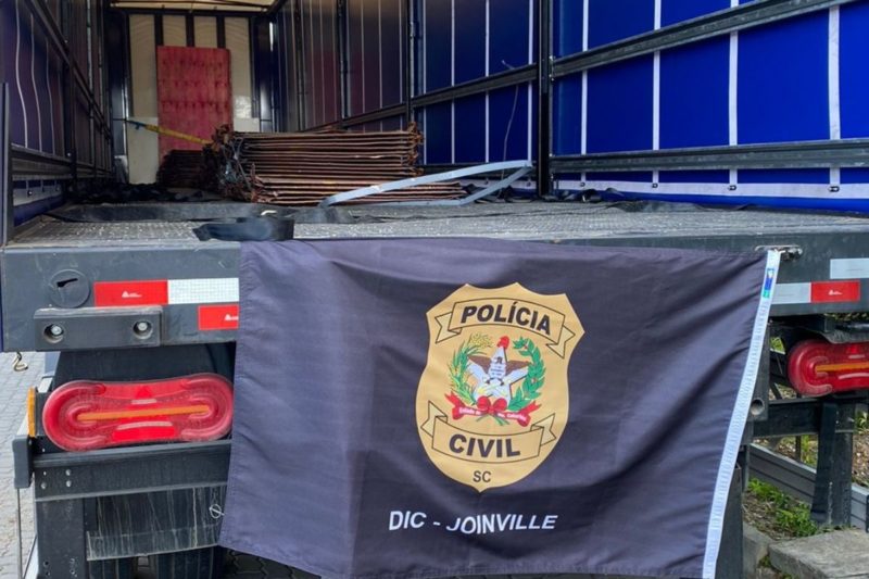 Homem foi preso suspeito de roubar carga de cobre – Foto: Pol&iacute;cia Civil/Divulga&ccedil;&atilde;o