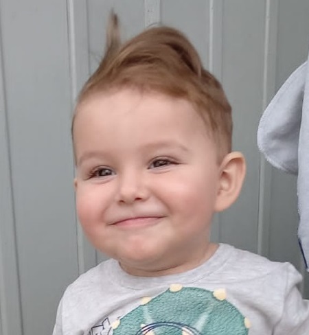 Menino Pedro fica entre a vida e a morte. Garotinho foi salvo por policial da PRF em Tubar&atilde;o. – Foto: Arquivo pessoal/ Divulga&ccedil;&atilde;o ND