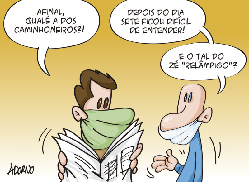 Confira a charge desta sexta-feira