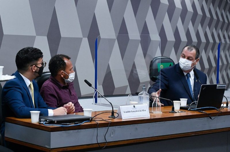 Ivanildo Silva prestou depoimento nesta quarta-feira (1&ordm;) na CPI da Covid – Foto: Roque de S&aacute;/Ag&ecirc;ncia Senado/Divulga&ccedil;&atilde;o/ND