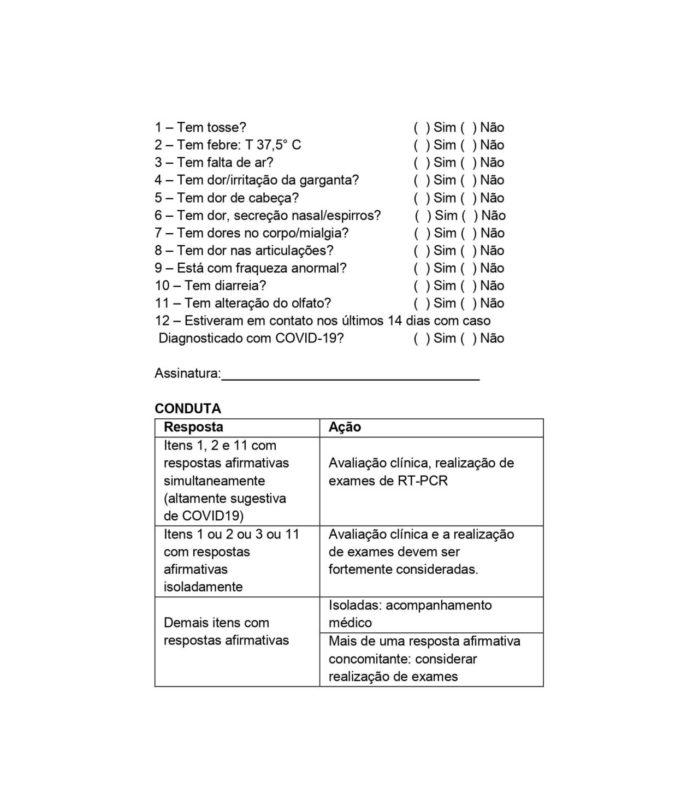 Documento foi divulgado em portaria da SES – Foto: SES/divulga&ccedil;&atilde;o
