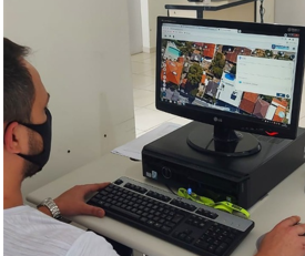 Mensalmente, os fiscais da SMDU t&ecirc;m &agrave; disposi&ccedil;&atilde;o uma plataforma on-line que re&uacute;ne imagens de sat&eacute;lites – Foto: Divulga&ccedil;&atilde;o/ND