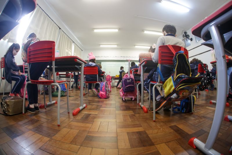 Sala de aula em Joinville