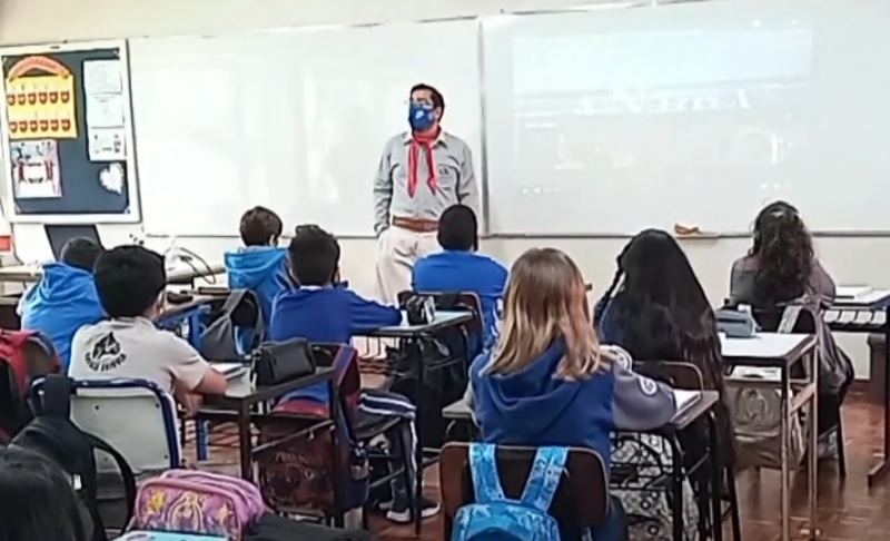 Escola do RS usa documentário da NDTV ‘Anita: Amor, Luta e Liberdade’ nas salas de aula – Foto: Reprodução/NDTV RecordTV/ND