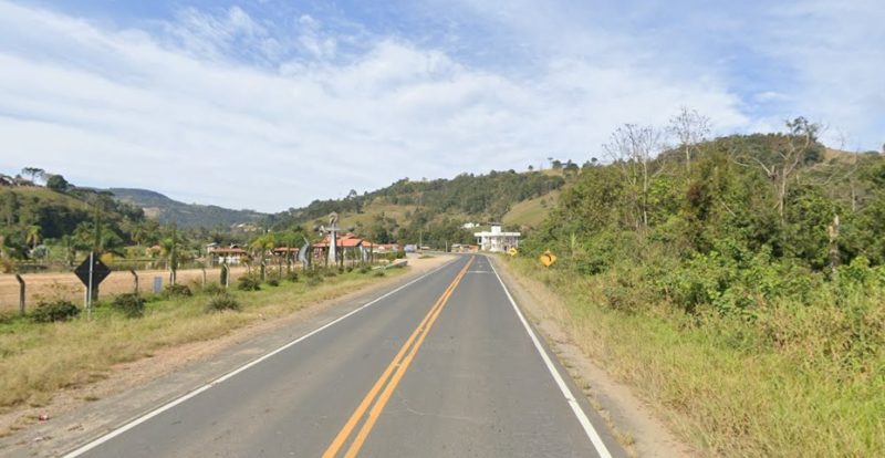 Adolescente foi encontrada morta em casa, na Estrada Geral, em Alfredo Wagner – Foto: Google Street View/Reprodu&ccedil;&atilde;o/ND