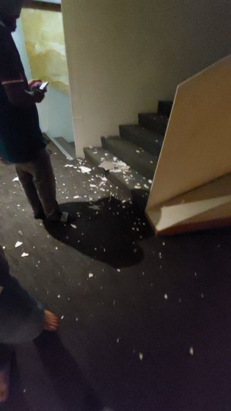 Catarinenses registram estragos ap&oacute;s o terremoto que atingiu o M&eacute;xico nesta ter&ccedil;a-feira (7) – Foto: Evandro Reis/Arquivo pessoal