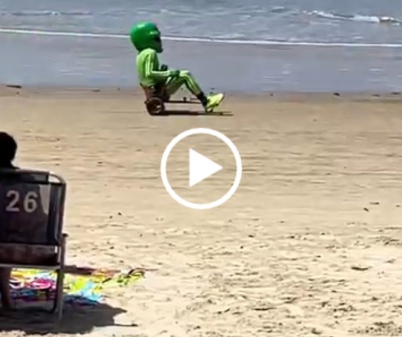 “ET Bem Louco” j&aacute; &eacute; famoso em Balne&aacute;rio Cambori&uacute; – Foto: Dudu Martins/Reprodu&ccedil;&atilde;o/Internet/ND