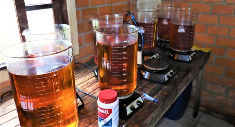 Laborat&oacute;rio clandestino poderia produzir at&eacute; 3 milh&otilde;es de comprimidos de ecstasy, segundo laudo preliminar do IGP em SC – Foto: Divulga&ccedil;&atilde;o/IGP/SC