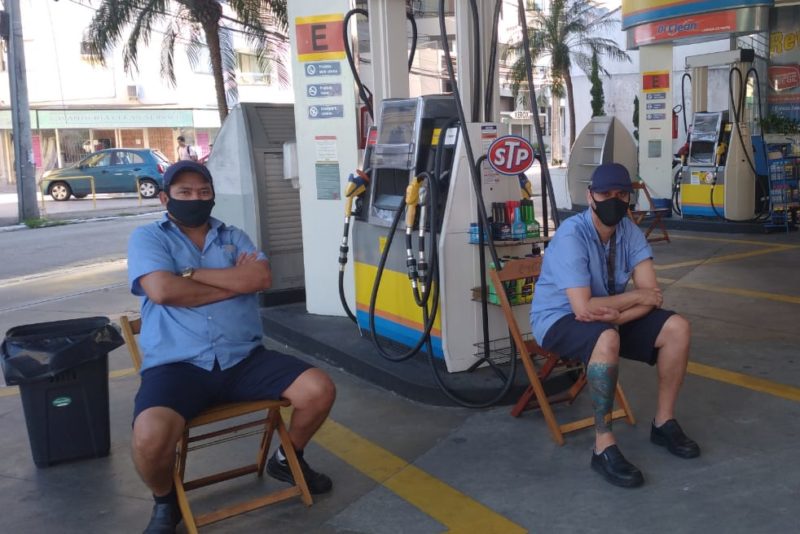 Postos de gasolina em Florianópolis, ainda tinham problemas de abastecimento na sexta-feira (10)