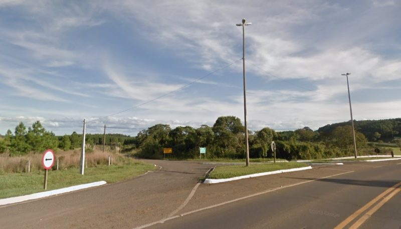 Acidente aconteceu na SC-350, em Aurora – Foto: Reprodução/Google Maps/ND