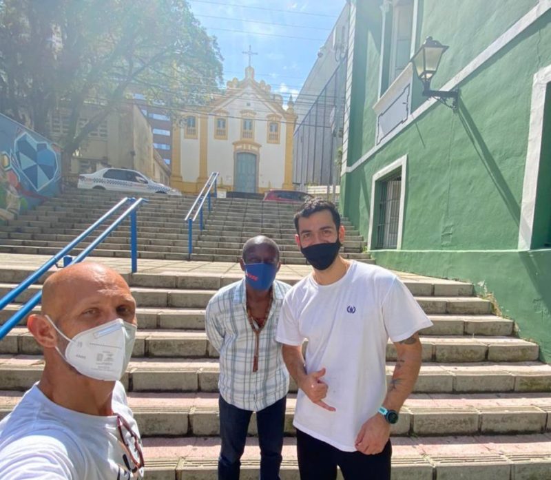 Guia manezinho, JB Costa e Gustavo Zinder – Foto: divulgação/ Guia manézinho