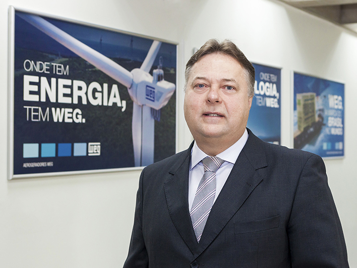 Harry é diretor-presidente da WEG, empresa catarinense que é líder em tecnologia elétrica