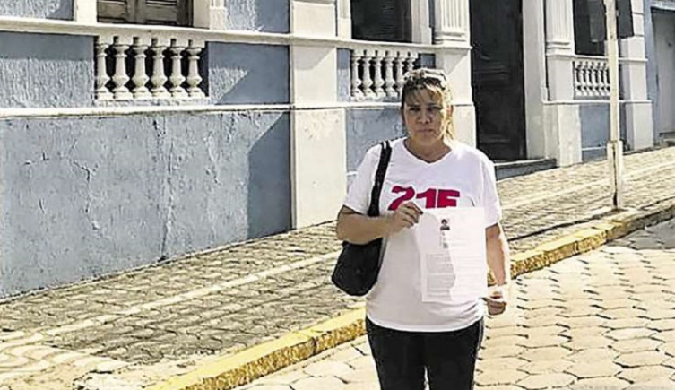 Celia Monasterio era procurada pela Justiça Boliviana — Foto: La Prensa/La Paz (BOL)/divulgação