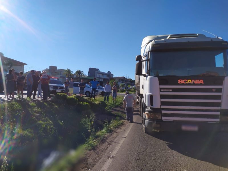 V&iacute;tima morreu antes mesmo que o socorro chegasse – Foto: Corpo de Bombeiros/ND