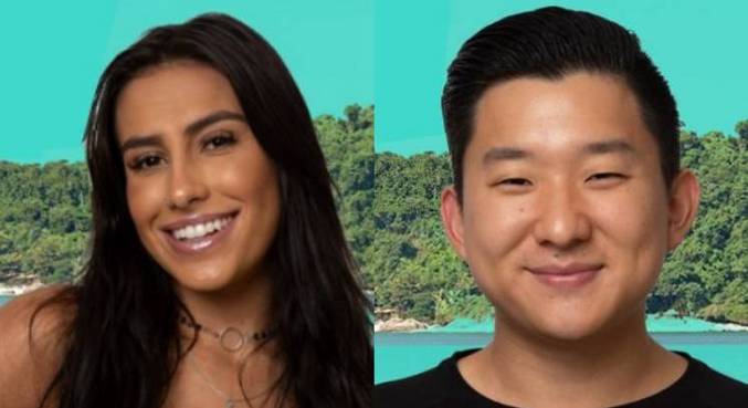 Any Borges e Pyong Lee s&atilde;o os finalistas de Ilha Record – Foto: Reprodu&ccedil;&atilde;o R7/Record TV