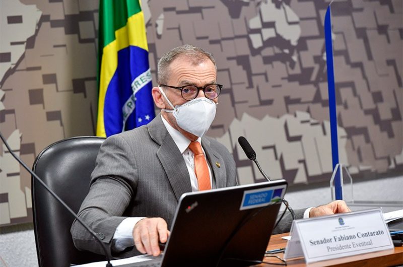 O debate foi presidido pelo senador Fabiano Contarato (REDE-ES) – Foto: imagem_matLeopoldo Silva/Agência Senado/Divulgação/ND
