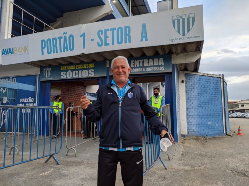 Jos&eacute; diz que n&atilde;o via a hora de voltar &agrave; Ressacada – Foto: Ian Sell/ND