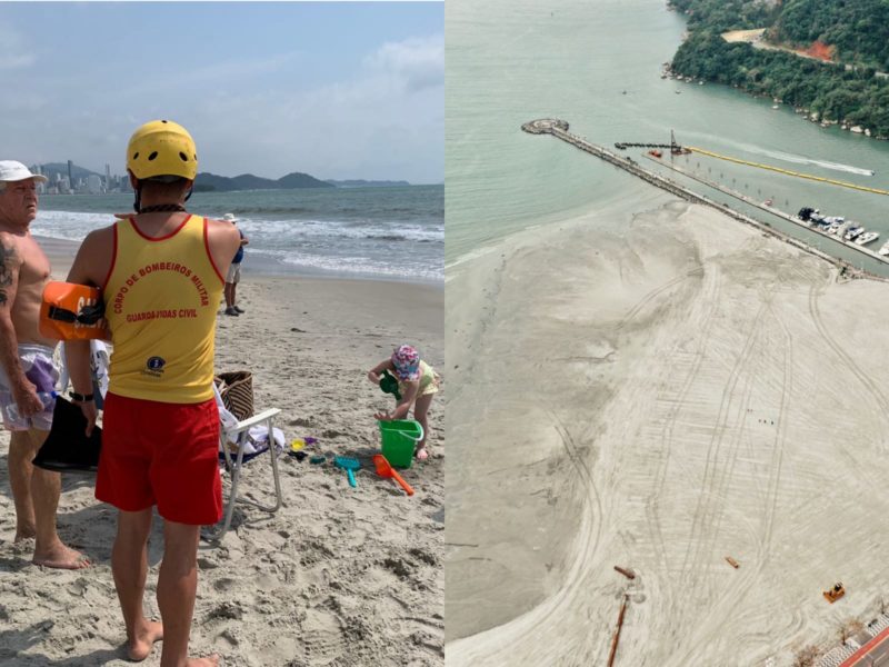 PESSOAS NA AREIA MOVEDIÇA EM BALNEÁRIO CAMBORIÚ #shorts 