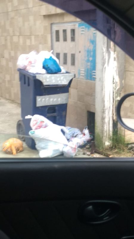 Lixo acumulado na servidão da Vitória, bairro Vargem de Bom Jesus, em Florianópolis – Foto: Divulgação/ND