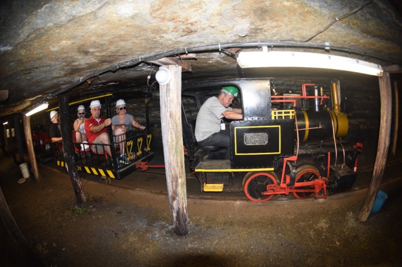 Mina de Visita&ccedil;&atilde;o Oct&aacute;vio Fontana, em Crici&uacute;ma, &eacute; a &uacute;nica da Am&eacute;rica Latina – Foto: Ana De Mattia/Decom