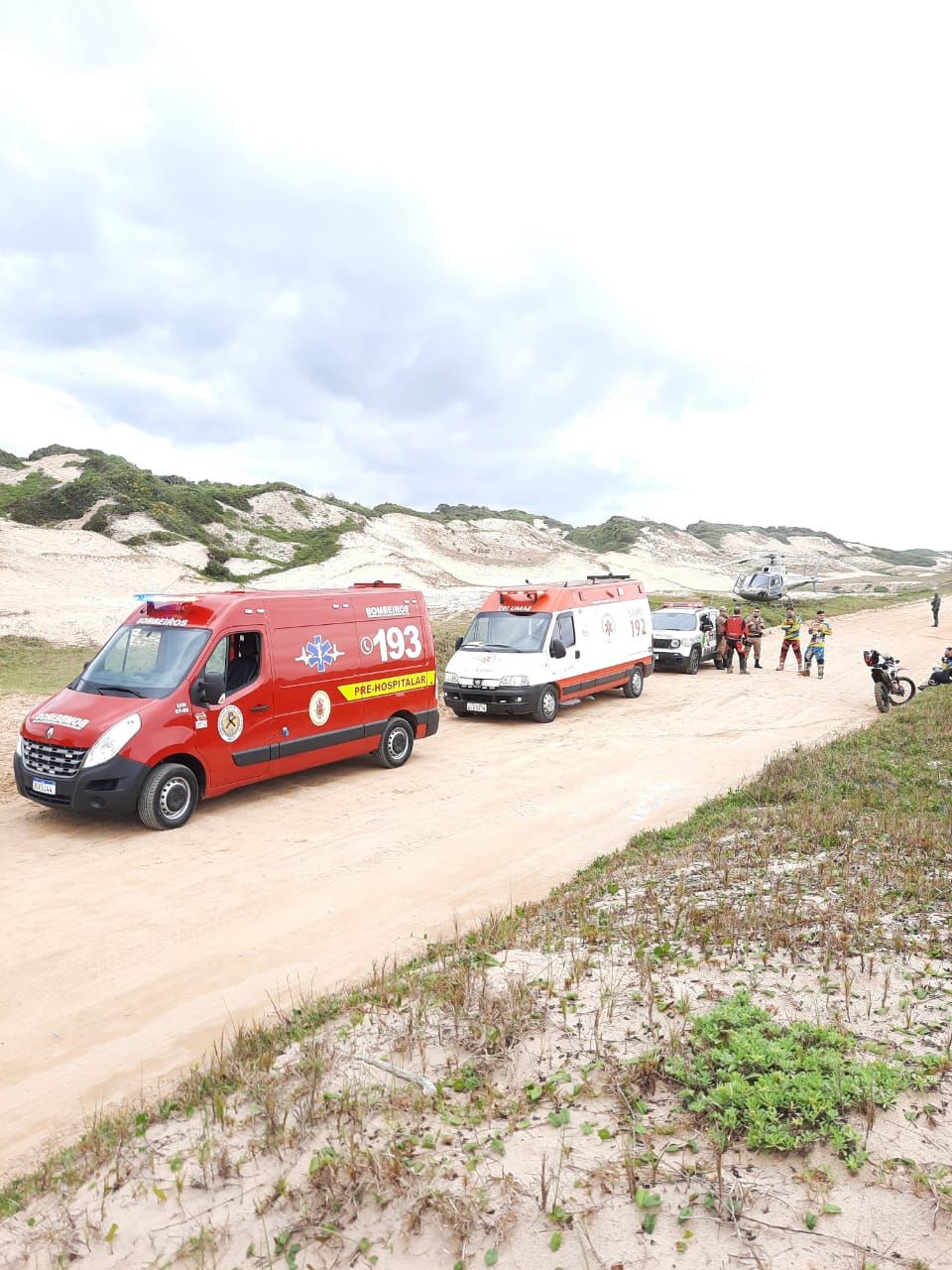 Jovem morre após queda de moto durante trilha em Santa Catarina