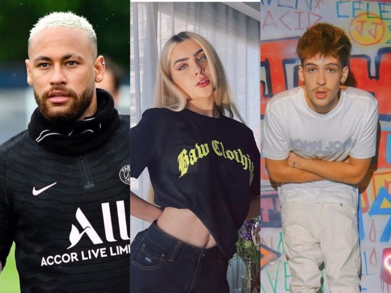 Neymar e Jade Picon ficaram em uma festa e João Guilherme comentou o assunto nas redes sociais – Foto: Reprodução/Internet