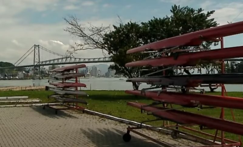 Projeto de revitaliza&ccedil;&atilde;o pretende integrar Parque N&aacute;utico de Florian&oacute;polis &agrave; cidade – Foto: Reprodu&ccedil;&atilde;o/NDTV RecordTV