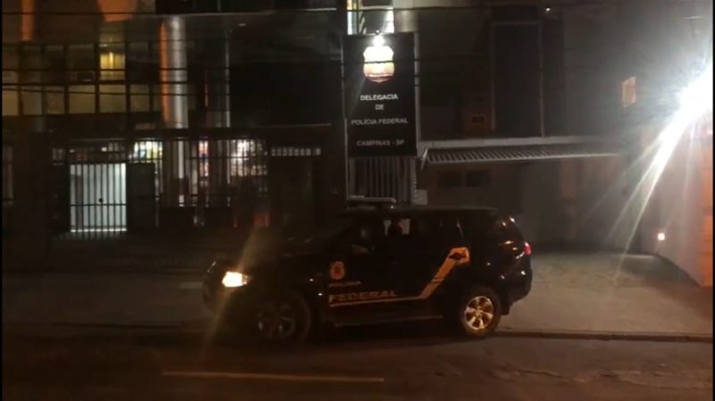 Mandados de busca e apreensão foram cumpridos em SP e em SC – Foto: Reprodução/TV Record/ND