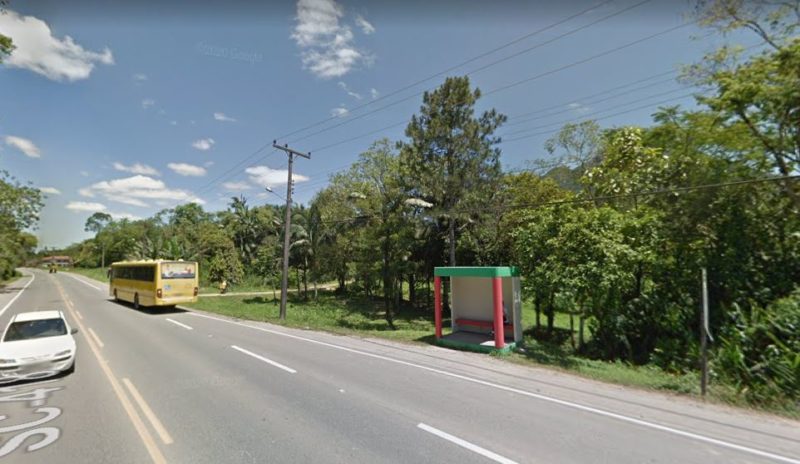 A estrutura tinha até as cores do Estado – Foto: Google Maps/Reprodução