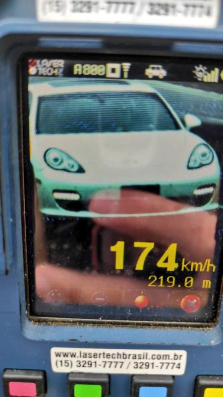 Limite de velocidade em rodovias catarinenses é de 80 km/h – Foto: Divulgação/PMRv