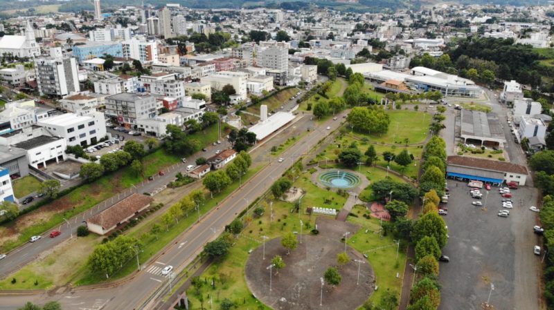 Ca&ccedil;ador fica no cora&ccedil;&atilde;o do Meio-Oeste de Santa Catarina. &mdash; Foto: Prefeitura de Ca&ccedil;ador/Divulga&ccedil;&atilde;o/ND