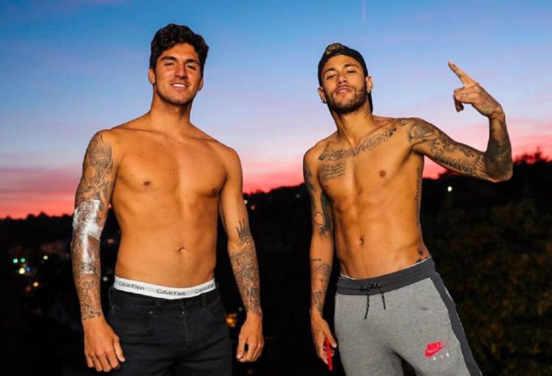 Atacante Neymar e surfista Gabriel Medina &#8211; Foto: Reprodução/ Instagram