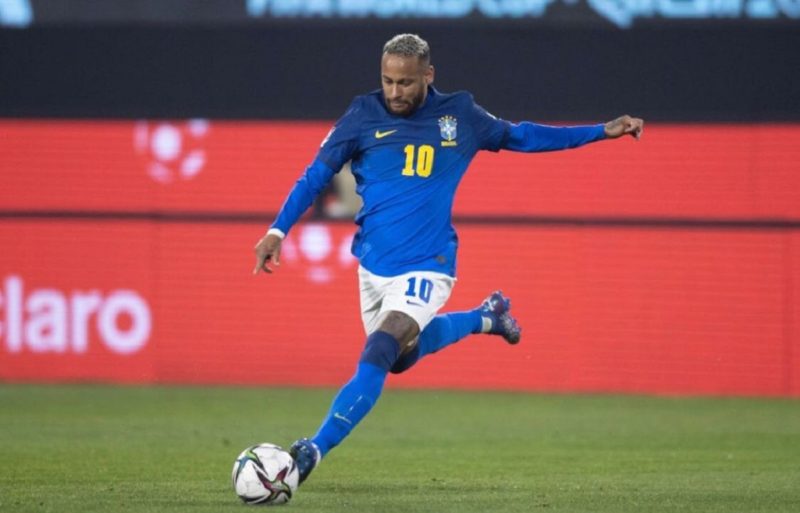 Neymar durante a vitória do Brasil sobre o Chile pelas eliminatórias – Foto: Reprodução/ Instagram