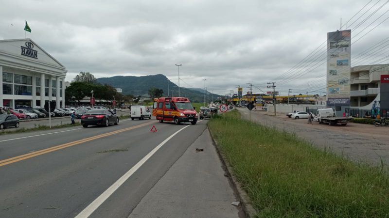 Ocorrência foi atendida pelo Corpo de Bombeiros e PRF – Foto: Divulgação/PRF
