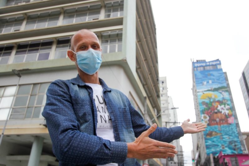 Rodrigo Stüpp tem roteiro sobre o Street Art Tour Floripa