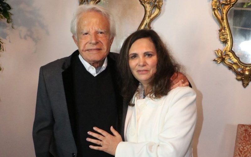 Cid Moreira e Fátima Sampaio