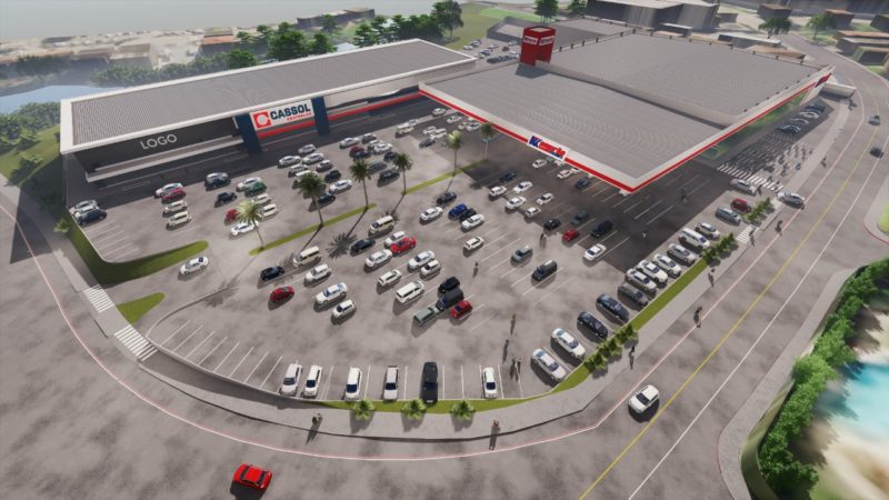 supermercado pronto para inaugurar