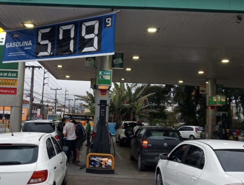 preço do combustível subiu 
