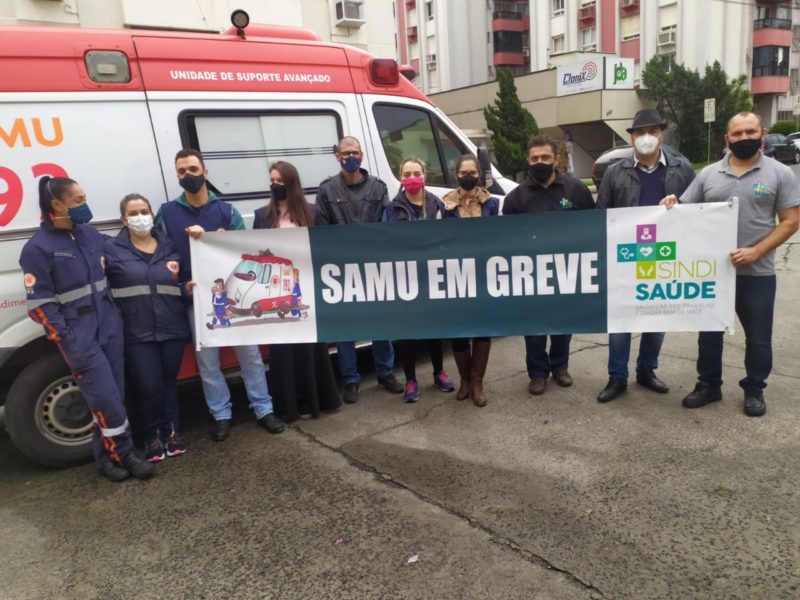 Funcionários do Samu estão em greve desde terça-feira &#8211; Foto: Divulgação