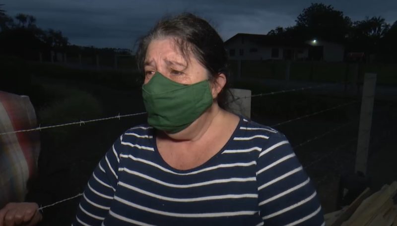 moradora deu água minuitos antes do acidente