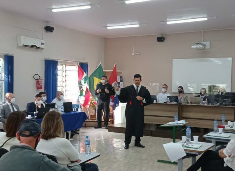 J&uacute;ri ocorreu na comarca de Modelo. – Foto: TJSC/Divulga&ccedil;&atilde;o/ND